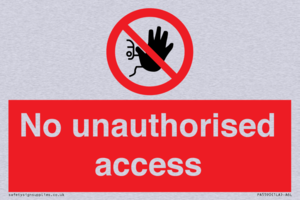 No unauthorised access